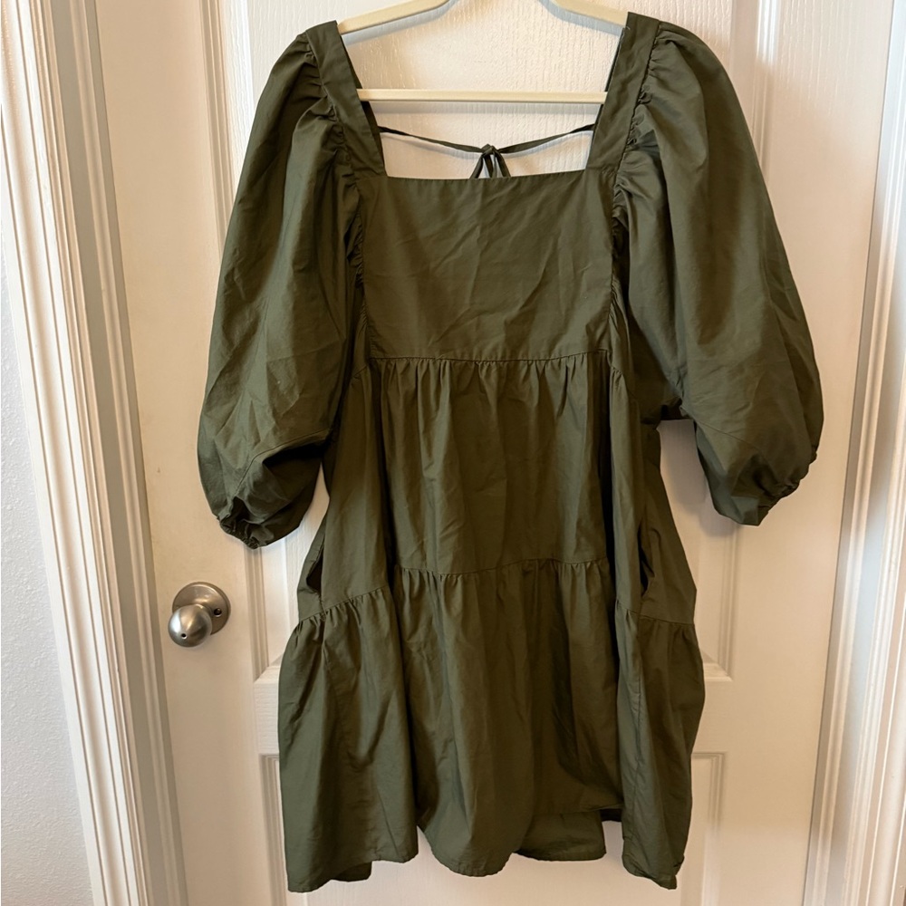A New Day Forest Green Dress